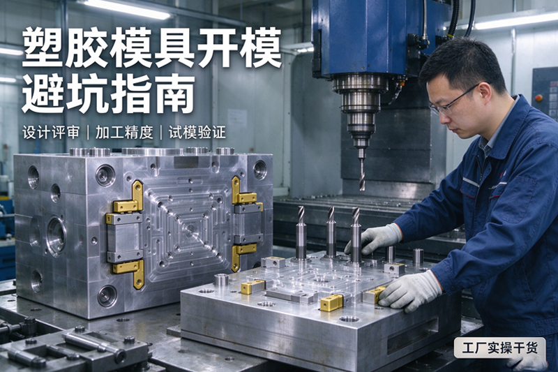 塑胶模具开模